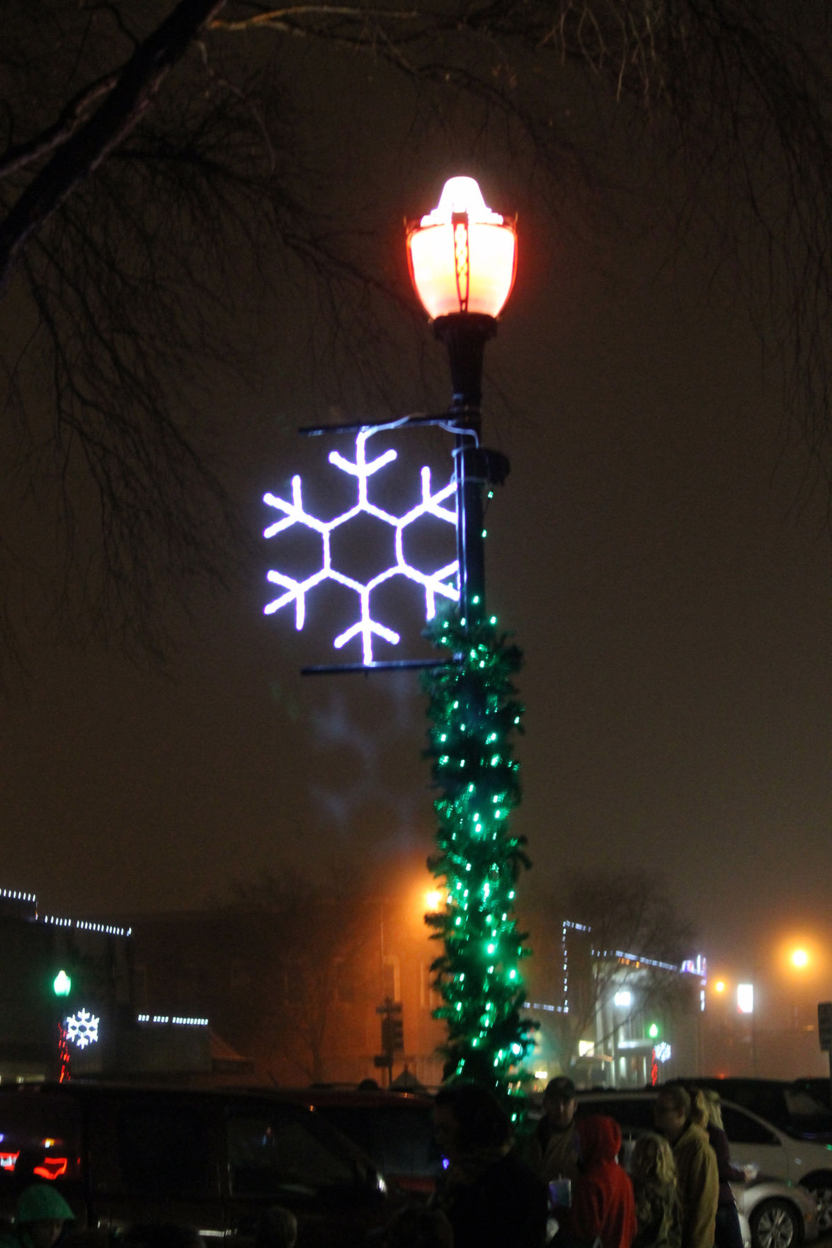 Downtown Christmas lights